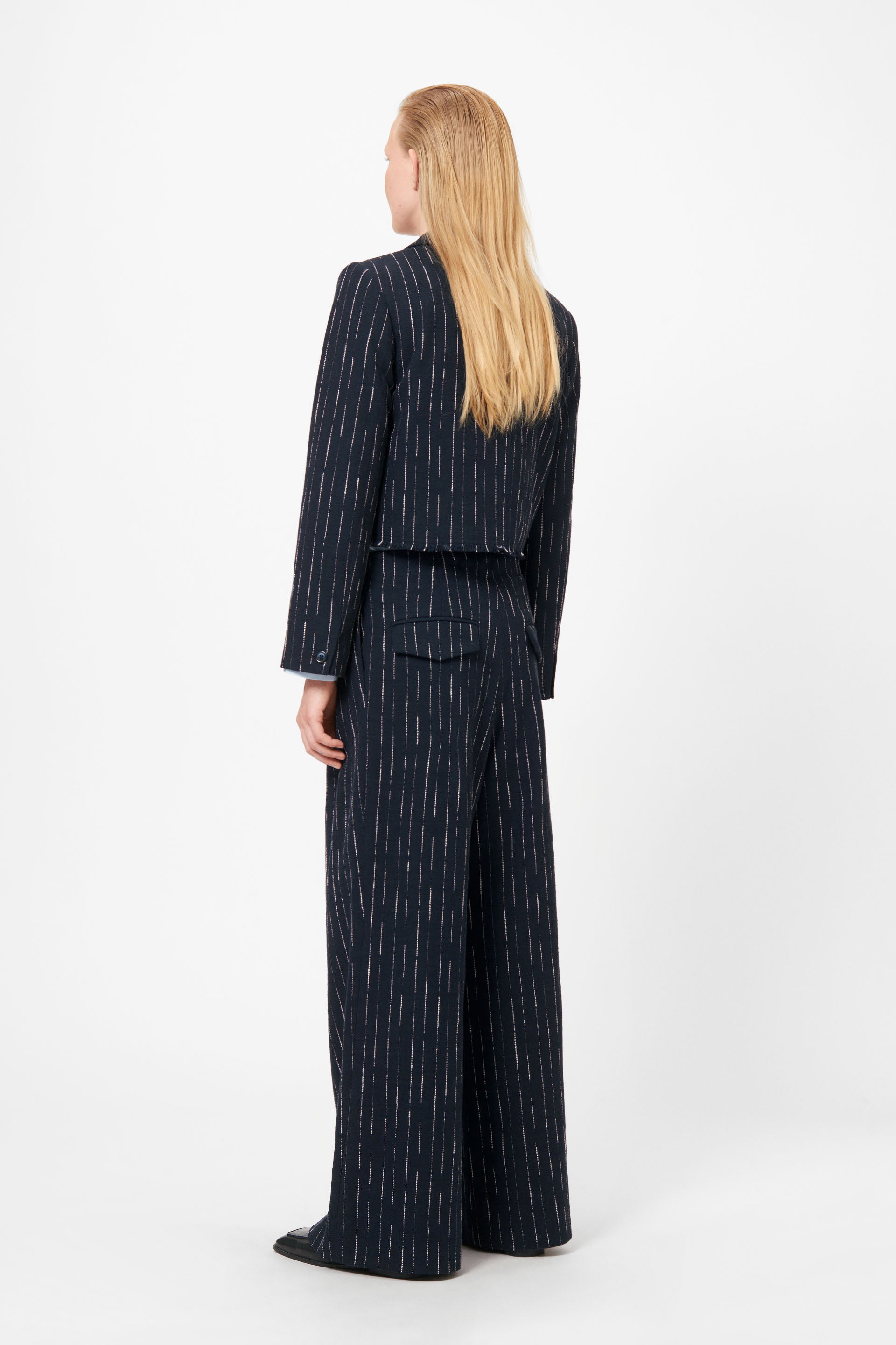 Lovechild 1979 Eileene Pants Pants 907 White Bouclé Stripe