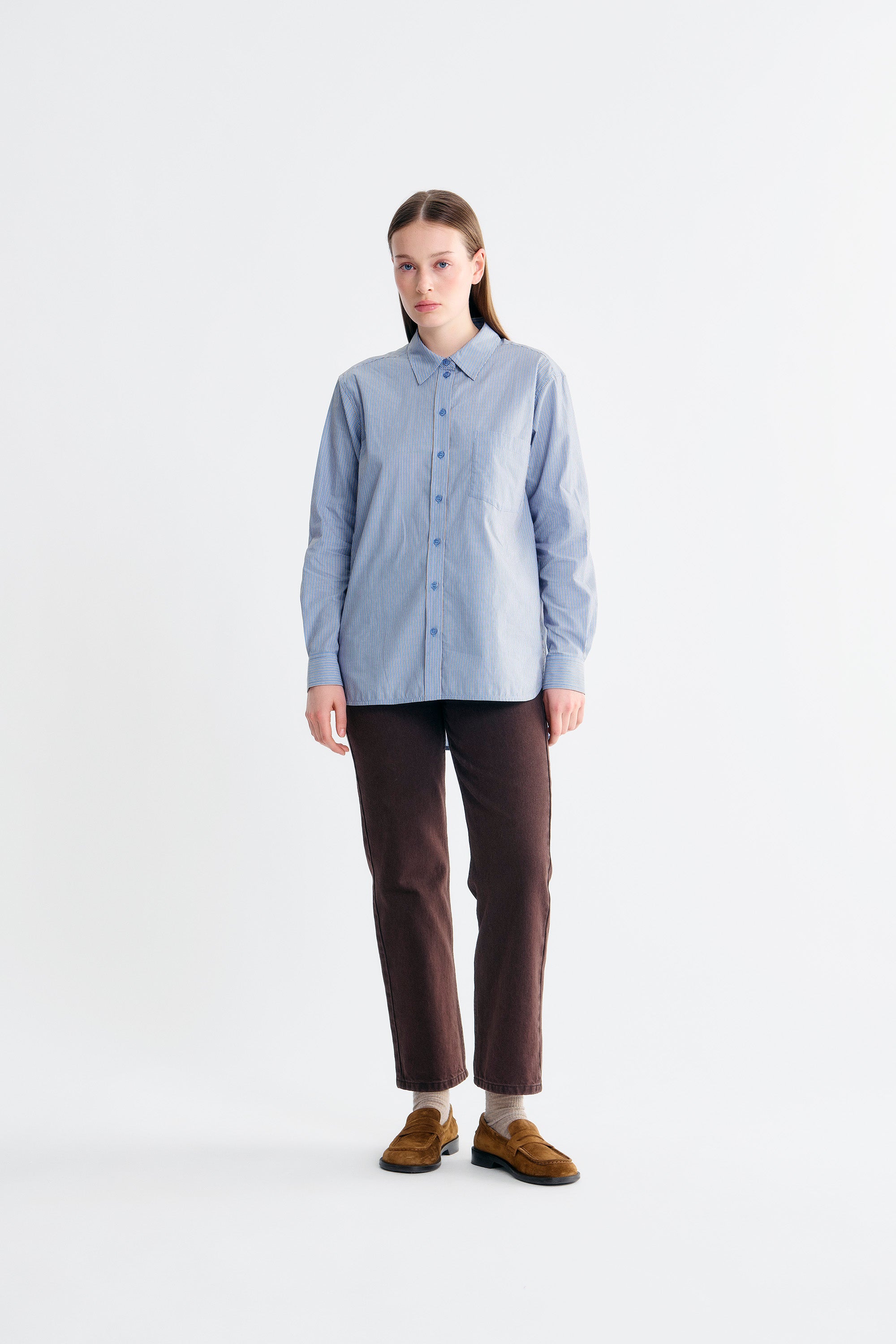 Lovechild 1979 Elotta Shirt Shirt 447 Blue Heron Stripe
