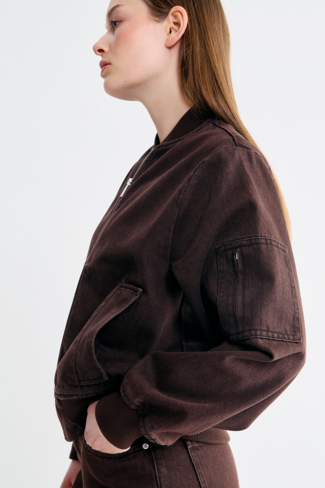 Lovechild 1979 Greer Bomber Jacket 719 Chestnut