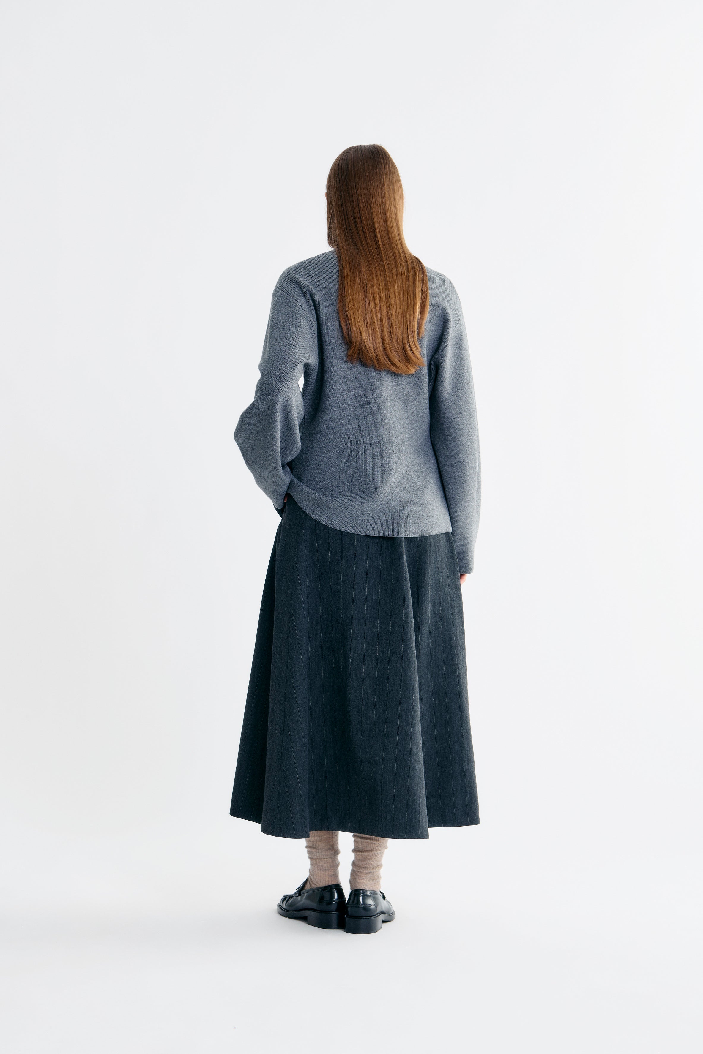 Lovechild 1979 Hallie Skirt Skirt 080 Grey Stripe