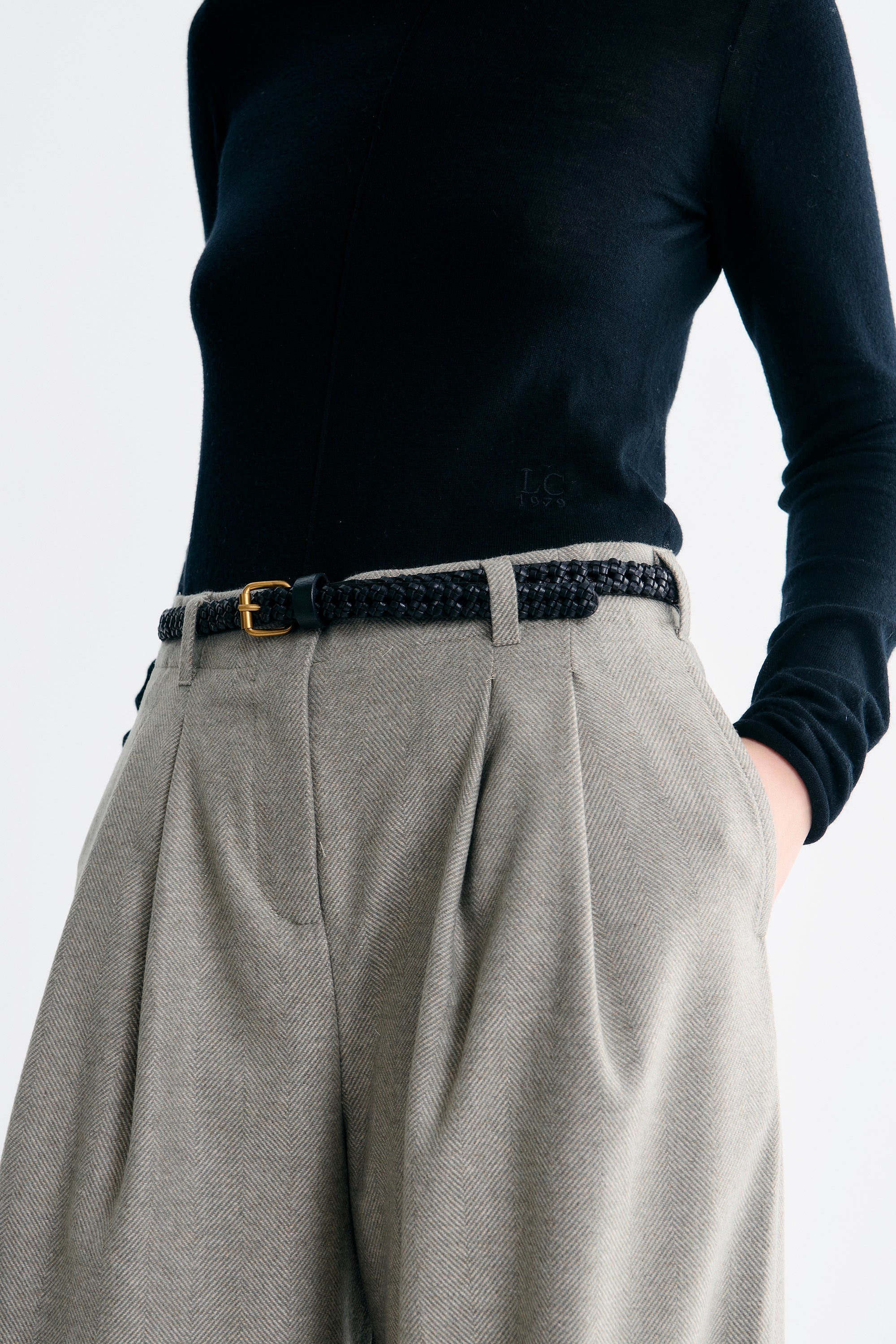 Lovechild 1979 Stella Pants Pants 700 Egret Herringbone