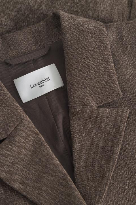 Lovechild 1979 Viviana Blazer Blazer 747 Brown Herringbone